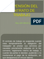 Suspensión Del Contrato de Trabajo