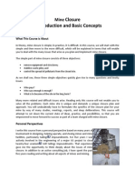 Mine Closure PDF