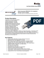 Tmote Sky Datasheet