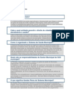 Sistema Único de Saúde - Perguntas e Respostas