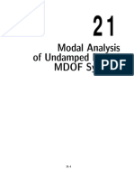 Modal Analysis of Undumped Forced MDOF Systems