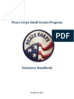 Peace Corps Small Grants Program Volunteer Handbook 2012