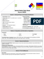 Msds Glycerin