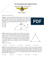 2014-07-07 - Simulado de FÃ Sica - Poliedro - Rumo Ao ITA PDF