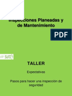 Inspecciones Planeadas y de Mantenimiento