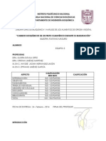 Cambios Bioquímicos de Un Fruto Climatérico Durante Su Maduración