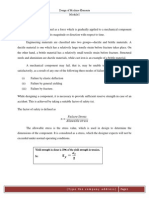 Design For Static Load: Design of Machine Elements Module-I