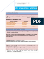 Formulación de La Idea de Negocio