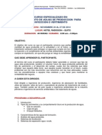 Tratamiento Aguas Produccion Inyeccion o Vertimientos Mexico Nov