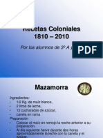 Recetas Coloniales