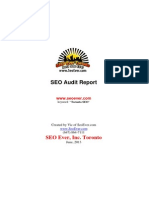 Seo Report Sample