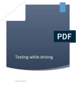 Texting While Driving: Paola Garcia