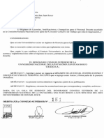 Ord CS #151 - Régimen de Licencias, Justificaciones y Franquicias para El Personal Docente