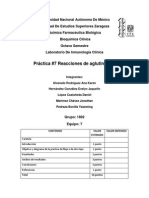 Informe de Aglutinacion