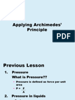 Archimedes Principle