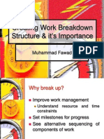 Creating Work Breakdown Structure & It's Importance