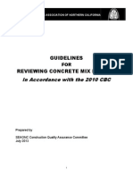 Guidelines For Reviewing Concrete Mix Designs