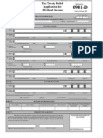 BIR Form No. 0901-D Dividends