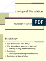 Psychological Foundation