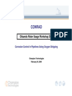 Corrosion Contro in Pipelines Using Oxygen Stripping Shankardass