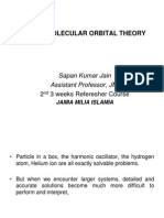 Huckel Molecular Orbital Theory: Sapan Kumar Jain Assistant Professor, JMI