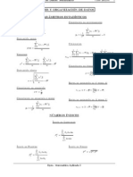 Formulario de Parametros Estadisticos