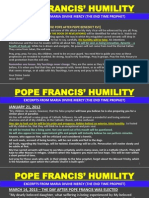 Pope Francis' Humility