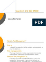 Risk Managment and ISO 31000 by Doug Newdick