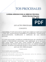 Tema 7 Los Actos Procesales