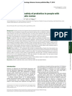 Review: The Ef Ficacy and Safety of Probiotics in People With Cancer: A Systematic Review