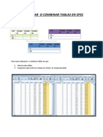 Tutorial de Combinación de Tablas en SPSS