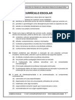 Questões de Curriculo Escolar PDF