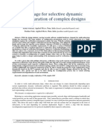 UVM Usage For Dynamic Reconfiguration of Complex Designs DVCon India 2014 Paper