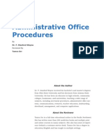 Administrative Office Procedures