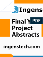 IEEE Projects 2014 - 2015 Abstracts - Robotics 02