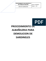 PETS Procedimiento de Trabajo Seguro Modelo PDF