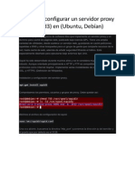 Instalar y Configurar Un Servidor Proxy