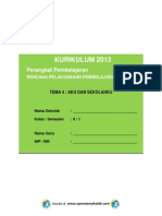 RPP KURIKULUM 2013 SD KELAS 2 (II) SEMESTER 1 - Tema 4 Aku Dan Sekolahku - Sub Tema 1 - Tugas-Tugas Sekolahku - Pembelajaran 1 PDF