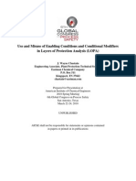 Use and Misuse of Enabling Conditions and Conditional Modifiers in Layers of Protection Analysis (LOPA)