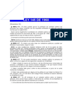 Ley 145 de 1960 PDF