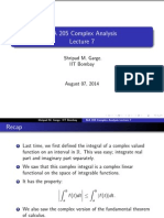 MA 205 Complex Analysis: Shripad M. Garge. IIT Bombay