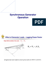 11 Synchronous Generator and Motor Operation