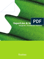 Superline & Implantium: Surgical / Prosthesis Manual