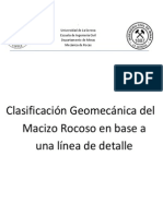 Informe 1 - Clasificación Geomecánica RMR PDF