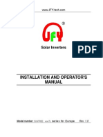 SUNTREE Series 5000TL 6000TL 8000TL Grid-Connected Inverter User Manual-EU