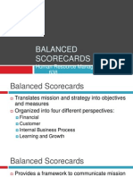 Balanced Scorecards: Human Resource Management 638