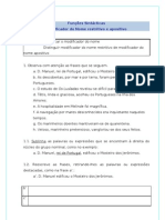 Modificador - Nome - Restritivo - Apositivo 9º Ano