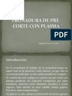 Tronadura de Pre-Corte Con Plasma