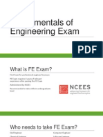 Fundamentals of Engineering Exam