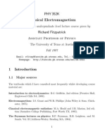 Classical Electromagnetism - Fitzpatrick